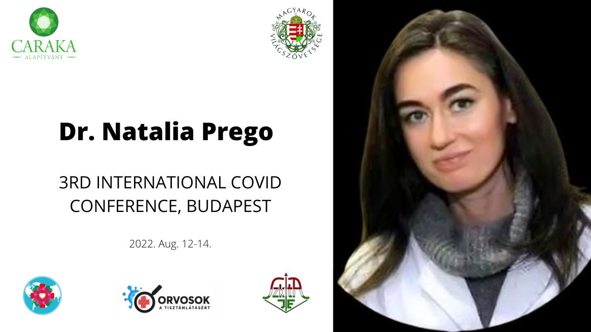 Dr. Natalia Prego’s presentation at the 3rd International COVID Conference in Budapest